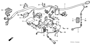 XLX350 Wire harness /  ignition coil