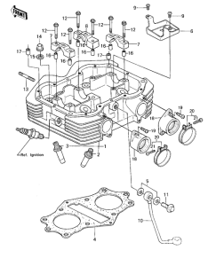 KZ1000 Головка цилиндров