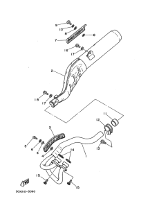 XT350'88 Выхлопная система