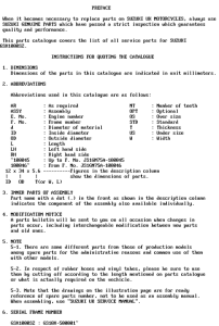 GSX1000 Catalog preface