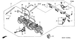 CB900F Дроссель