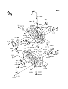 BJ250 Картер двигателя