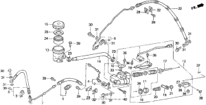 GL1500SE Задний тормозной цилиндр