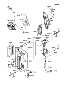 KX500 Радиатор