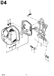 GP100 Задний комбинированный сигнал