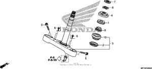 VT1300CT Траверса нижняя
