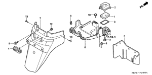 SCV100 Заднее крыло