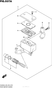 DL650 (ABS) Главный тормозной цилиндр