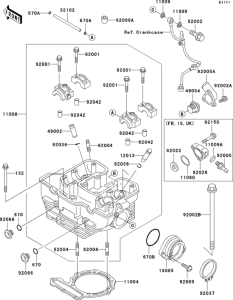 KL650 Cylinder head(1 / 2)
