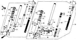 ST1100 Передняя вилка