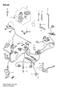 GSX-R1000 Жгут проводов