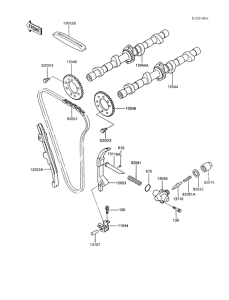 ZX600 Распред вал