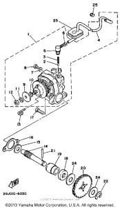 YSR50W Масляный насос