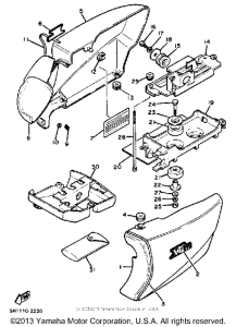 XV920RJ Side cover-tool