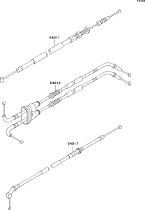 ZX636 Тросы управления