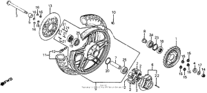 FT500 Переднее колесо