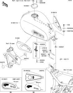 EJ800 Топливный бак