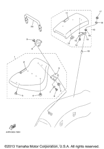 XVS650 Сиденье