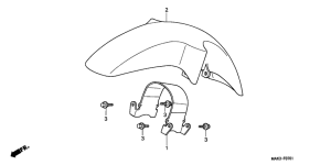 FX650 Переднее крыло