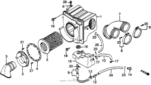 GL500I Воздушный фильтр