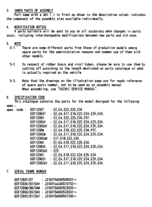 GSF1200S (ABS) Catalog preface