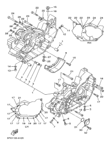 XV17PCR Картер двигателя