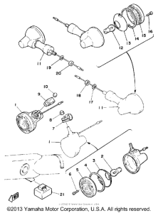 DT125G Поворотники