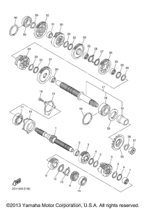 FZS10YCL Трансмиссия