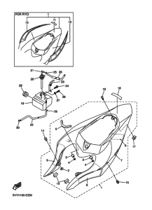 YZF-R1 Боковая крышка