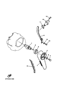 TW200E Распределительный вал & chain