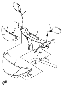 YN50R Обтекатель 1
