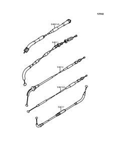 EX400 Тросы управления