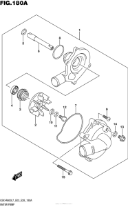 GSX-R600 Водяной насос