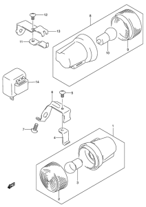 DR200 Поворотники