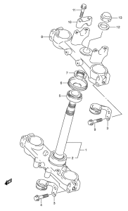 DR350 Траверса нижняя
