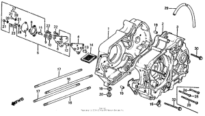Z50R Crankcase oil pump