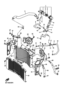 FZ1-N Радиатор и шланг