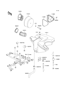 KL650 Воздушный фильтр