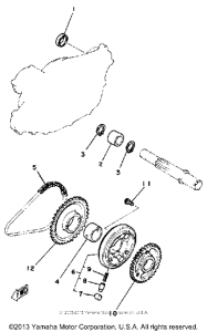SR250H Муфта стартера