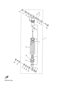 YZ426F Задняя подвеска