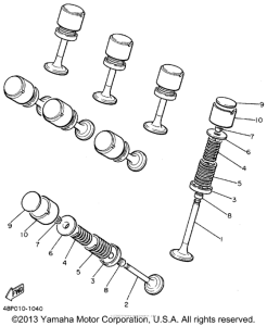 XJ600SF Клапана