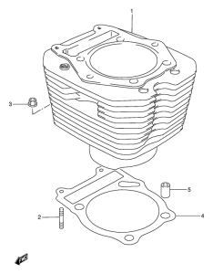 DR650 Цилиндр