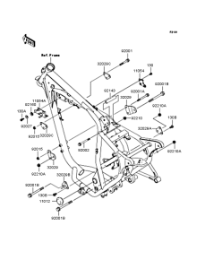 BJ250 Рама ,крепежные детали