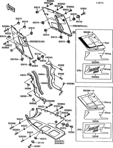 ZX1000 Cowling lowers(1 / 3)(zx1000-b1)