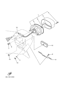 XVS1100 Фонарь