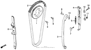 CB450S Cam chain + tensioner