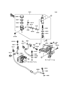 ZR800 Задний торм цилиндр