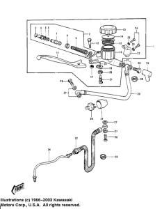  Передний тормозной цилиндр