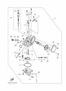 TTR50E Карбюратор