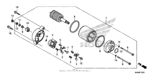 CTX1300 (ABS) Стартер